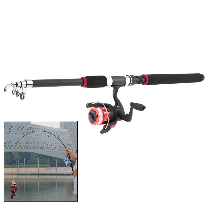 2.1 m قصبة الصيد بكرة خط كومبو أطقم كاملة الغزل بكرة القطب مجموعة مع الكارب الصيد السحر الصيد تعويم السنانير جرس الرصاص الوزن