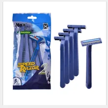 Бритвенные инструменты для самостоятельного ухода человека весь корпус мыть мужчин 2ply из нержавеющей стали одноразовые Ручные бритвы старомодная бритва