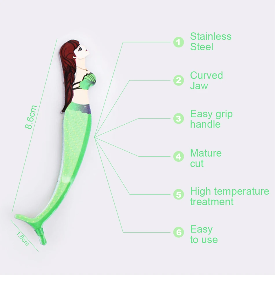 1 шт. Русалка Магнитный ложный Пинцет для ресниц Поддельные ресницы Аппликатор макияж щипцы инструменты ресницы щипцы для завивки и наращивания ресниц Щипцы