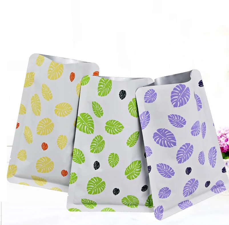 

100pcs Aluminum Foil Bag Pouch Mylar Foil Vacuum Heat Sealing Bag For Mask Tea Powder Package Cosmetic Sample Bag