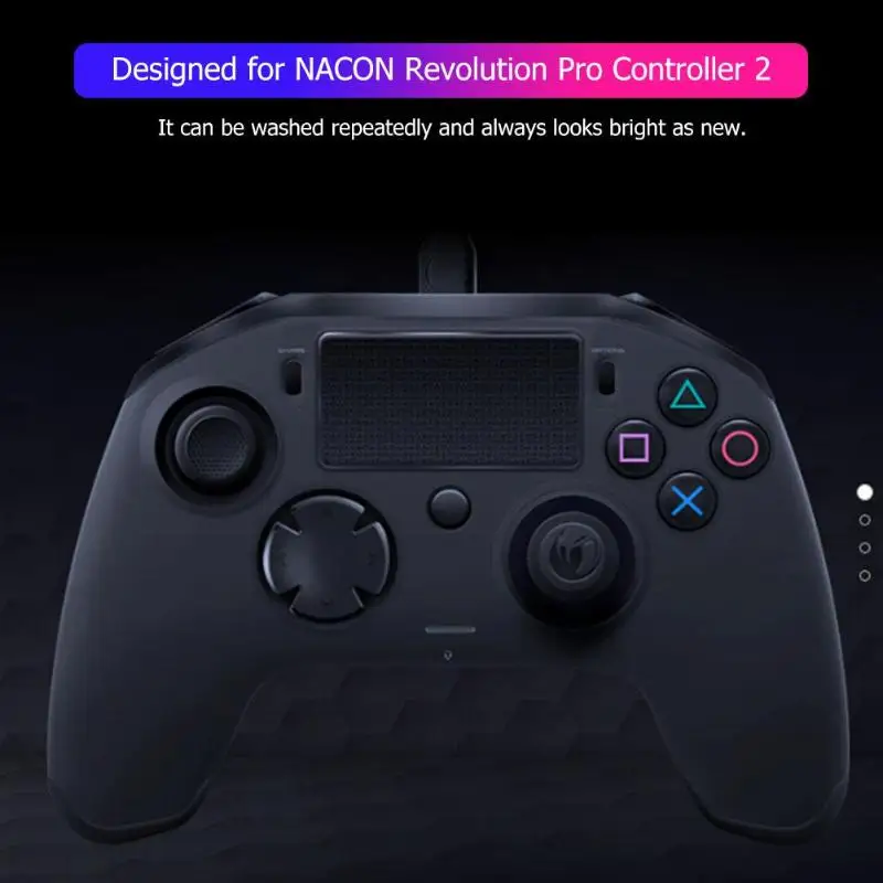 ALLOYSEED 1 шт. силиконовый джойстик игровой ручки чехол для PS4 Nacon Revolution Pro контроллер 2 V2 геймпад