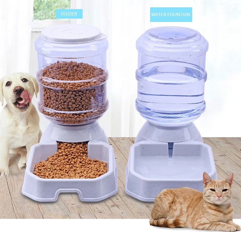3.8L пластиковые поилки для домашних животных кошки собаки автоматическая кормушка для питья животных миска для воды кормушка для животных Собака автоматический, для питья