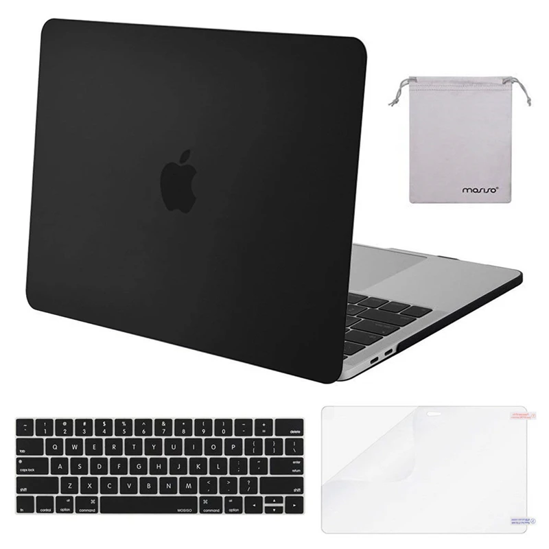MOSISO New Crystal\Matte Laptop Case for Apple Macbook Pro 13 15 Hard Shell For New MacBook Pro 13 Case Cover A1708 A1706 A1990