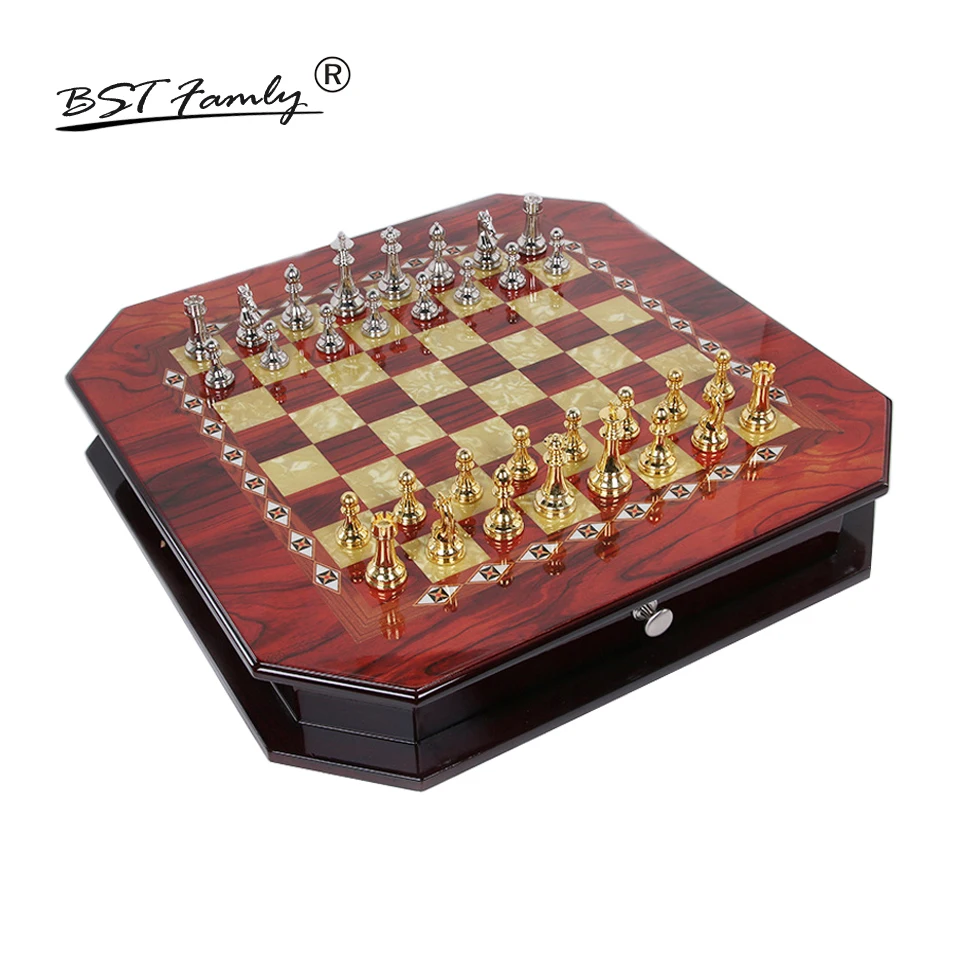 BSTFAMLY Plastic Chess Set Chessman International Chess Game High-grade Box Chessboard Metal Pieces Steel Ornament Gift I45 BSTFAMLY Plastic Chess Set Chessman International Chess Game High-grade Box Chessboard Metal Pieces Steel Ornament Gift I45