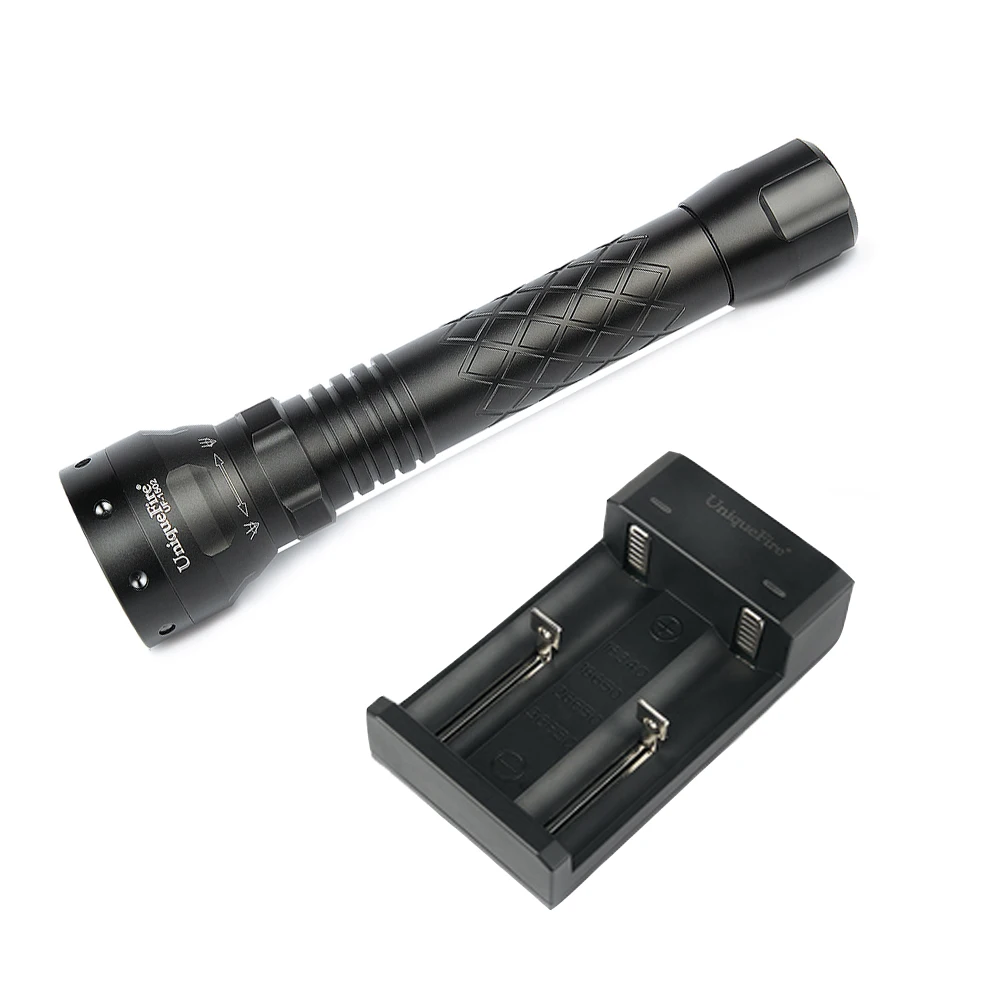 UniqueFire 1502 IR 850NM LED Adjustable Flashlight Invisible Light Infrared Flashlight+Charger For Hunting Free Shipping 3 Modes | Освещение