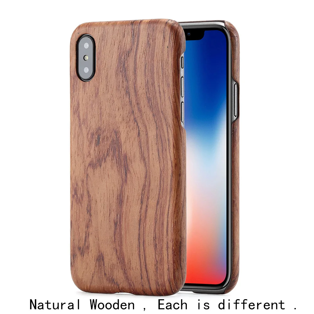 Чехол для телефона из натурального дерева Iphone X iphone 8 plus чехол