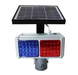 

Solar LED flash, road construction warning light, signal flash