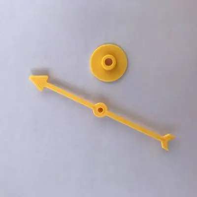 100mm Yellow 6 шт 100 мм стрелка пластиковая пешка/шахматы для настольной игры и карточная игра аксессуары 10 см - Цвет: 100mm Yellow