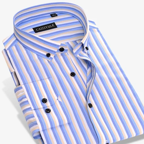 Buy New Fashion Popular Men's Striped Dress Shirts