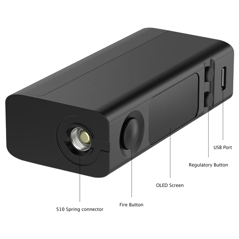 Joyetech eVic VTwo мини стартовый комплект с 75 Вт CUBIS Pro 4 мл бак BF 0 5 Ом DL катушка головка