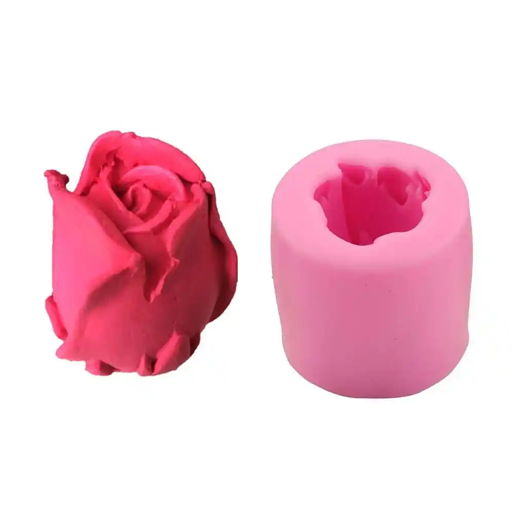 NEW Rose Flower Cake Decorating Mould Silicone Candle Fondant DIY 3D Cute Mold