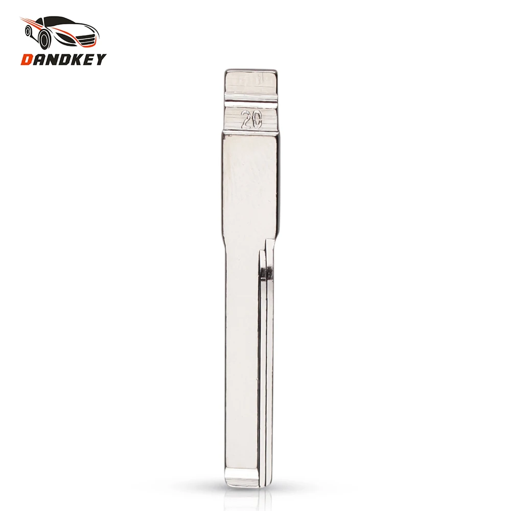 

Dandkey No.20 Metal Key Blade Blank For Mercedes For Benz C E Card Series Car Flip Folding Key Replacement Uncut HU64 Blade