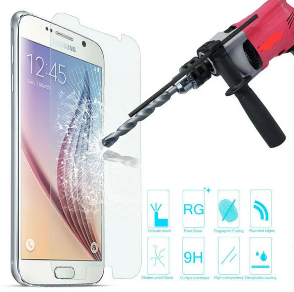 9H Закаленное стекло протектор экрана чехол для Samsung Galaxy J1 J2 J3 J5 J7 2015 DUOS J200 Prime G532F G360F