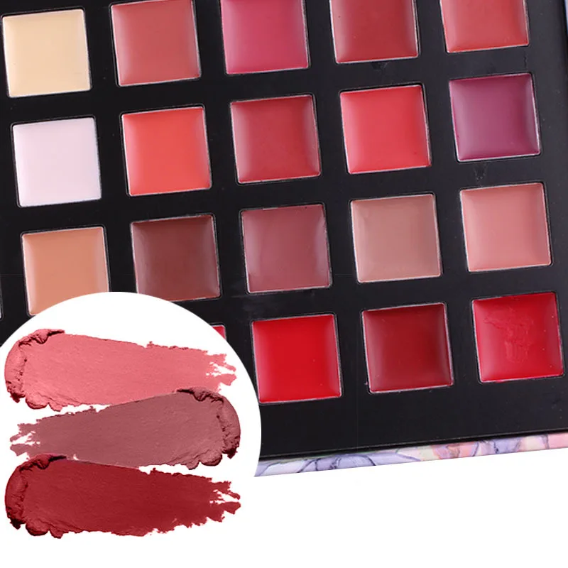 Batom com Fundação Paleta em pó com Highlighter Conjunto de Maquiagem Nova Miss Rosa Sombra Palete Fosco Blush Paleta 7 Cheap Jogos de maquiagem