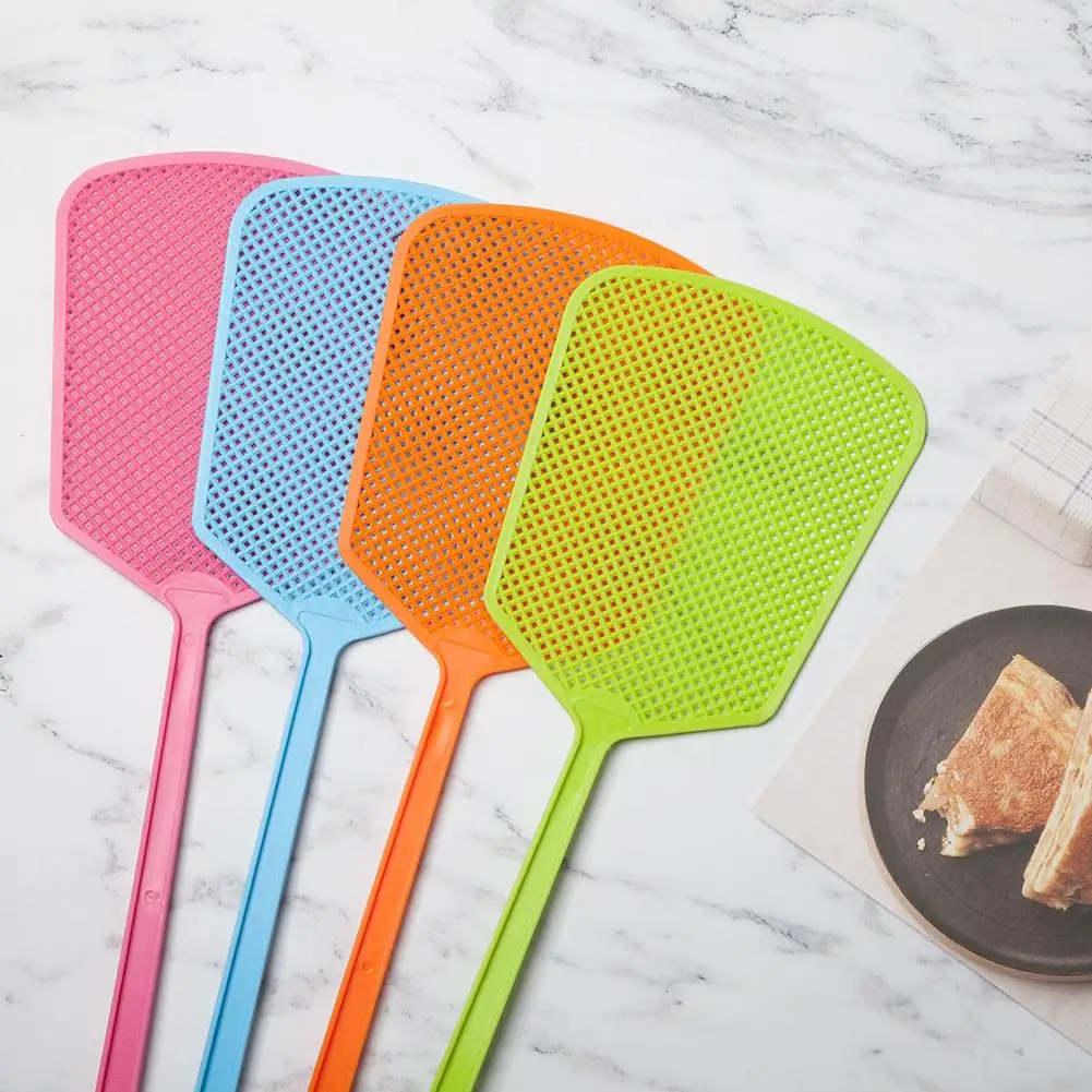 

Plastic Long Handle Fly Swatter Pest Control Mosquito Trap Killer Home Hand Tool Set