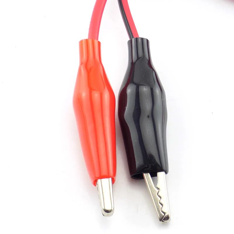 Pinzas de cocodrilo de doble cabeza de plomo de prueba, pinza de cocodrilo  eléctrica, bricolaje, Cable de puente de plomo de prueba, 1M - AliExpress