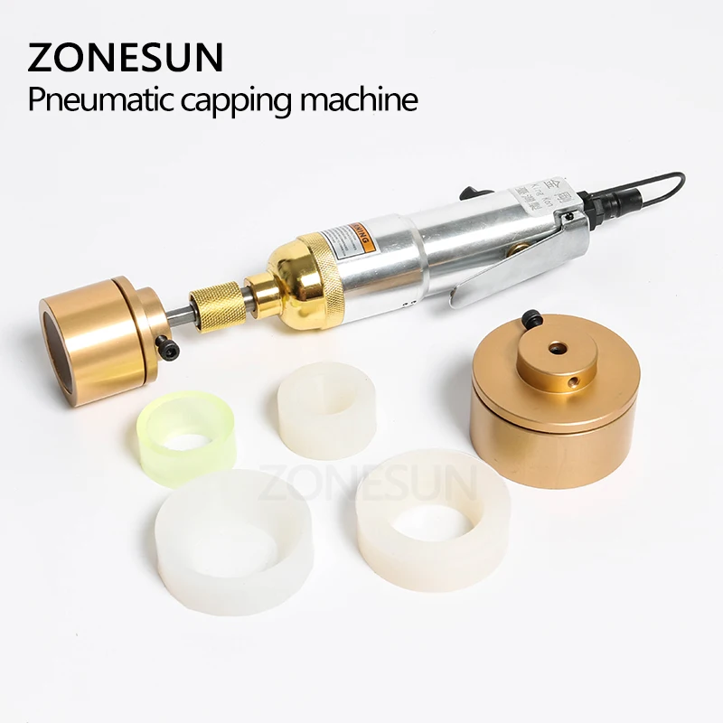 Модернизированная пневматическая укупорочная машина ZONESUN ручной винтовой
