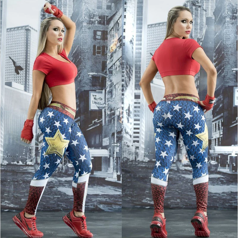 Wonder Woman Sport Leggings Fitness Leggings Yoga Pants