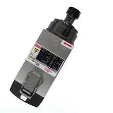 2HP 1.5KW 18000 об/мин ER20 квадратный деревообрабатывающий AC мотор шпинделя 4 керамические шаровые подшипники 93*82 380 V 3.8A 300 Гц с воздушным охлаждением Фрезерный станок с ЧПУ