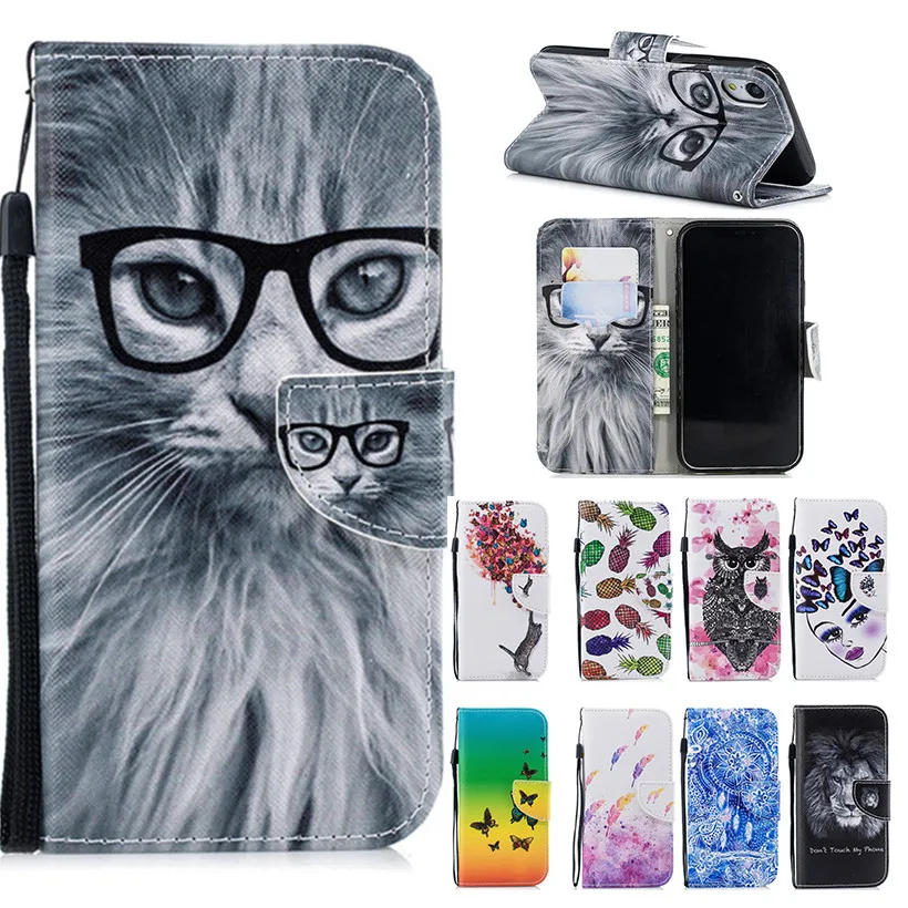 Чехол HEMASOLY для Huawei Honor 9 чехол с откидной крышкой 8 7C 7 6A из искусственной кожи