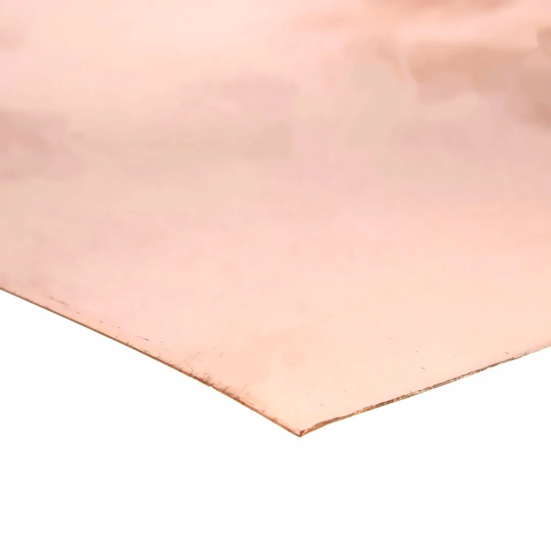 Newest 10*10cm 99.9% Pure Copper Cu Metal Sheet Foil Copper Plate 0.2mm Thickness