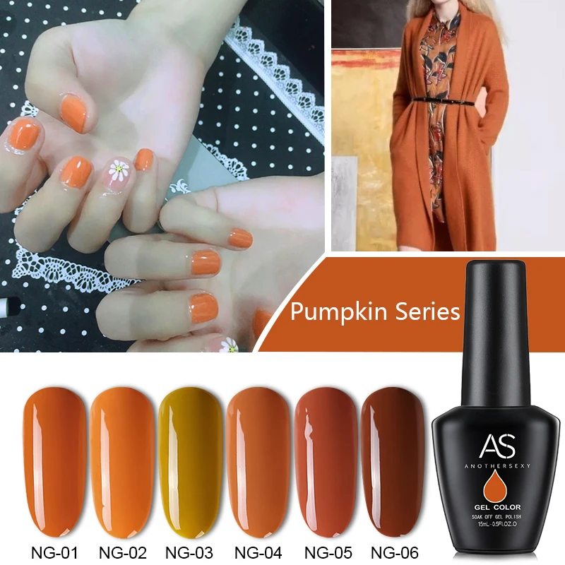 

AS 6 Colors VENALISA Soak off Organic Odorless Enamels LED UV Nail Gel Polish 15ML Gel Varnish Lacquer Nail Art DIY