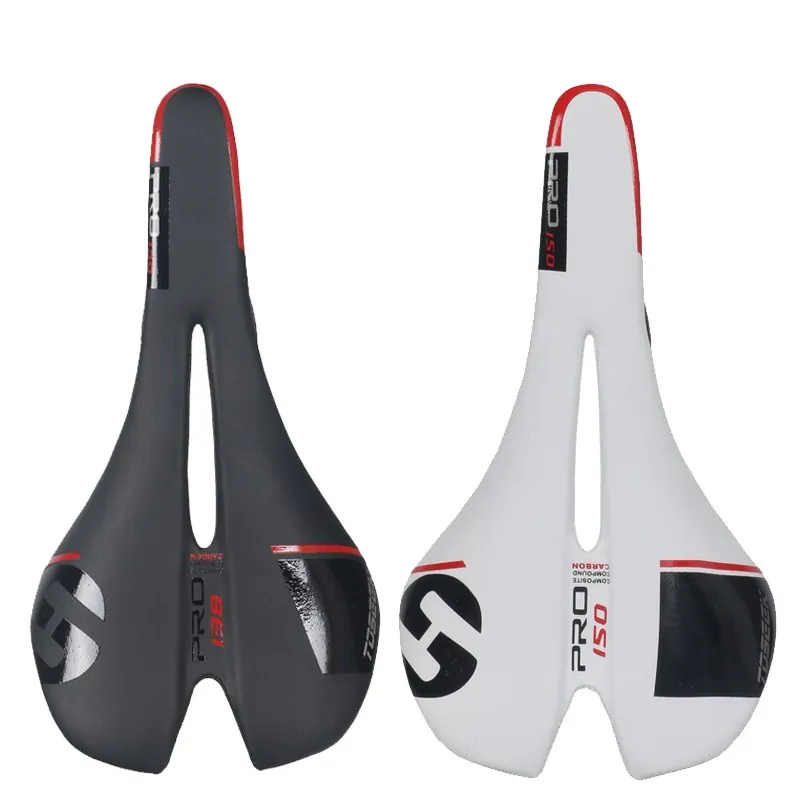

TOSEEK PRO138 Mtb Bike Saddle Bicycle Seat Full Carbon Road Bicycle Saddle Bike Surface Leather Saddle 2 Colors