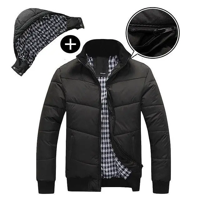 Aliexpress.com : Buy 2018 Men's Winter Hoodies Quilted