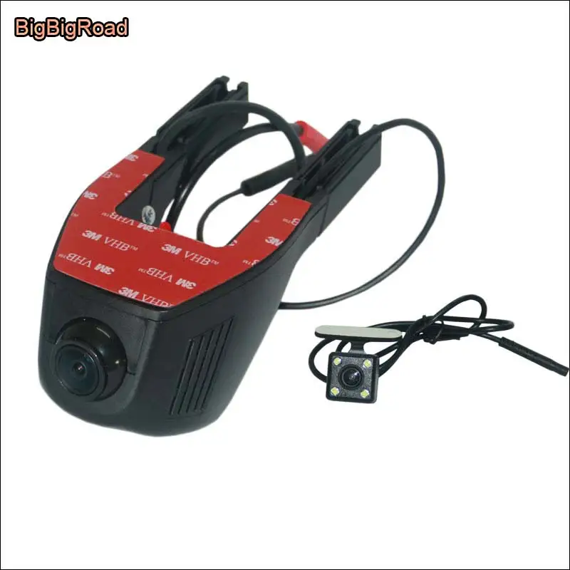 

BigBigRoad For suzuki vitara Car Parking Camera APP control Car Wifi DVR Video Recorder Dual lens Car Black Box camcorder