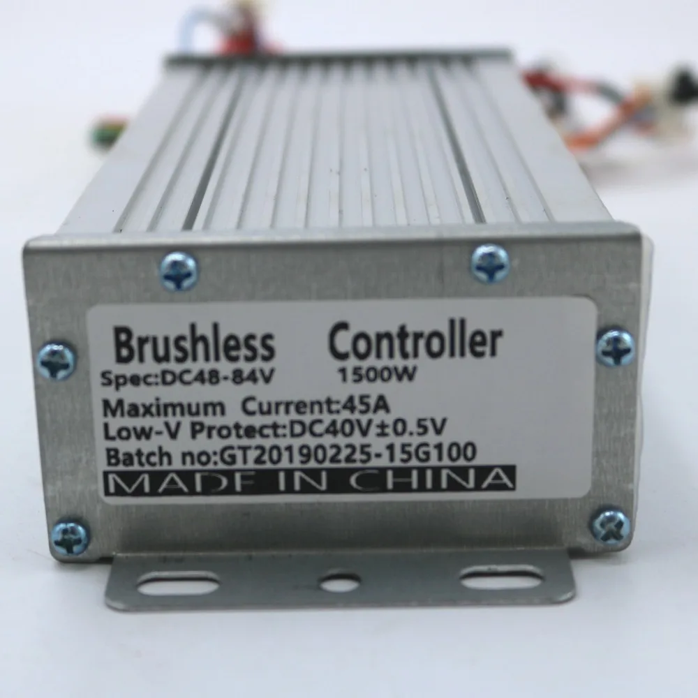Perfect 48V-84V 1000W 45Amax BLDC motor controller, E-bike brushless speed controller, compatible for sensor/sensorless motors 4