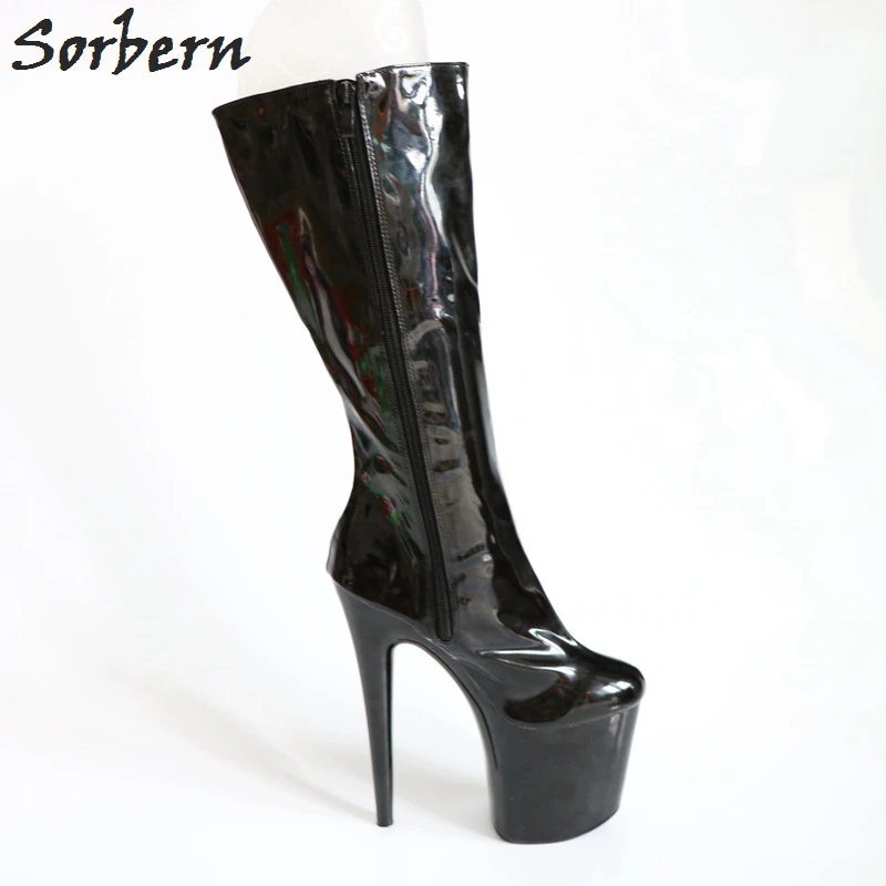 womens size 12 black knee high boots