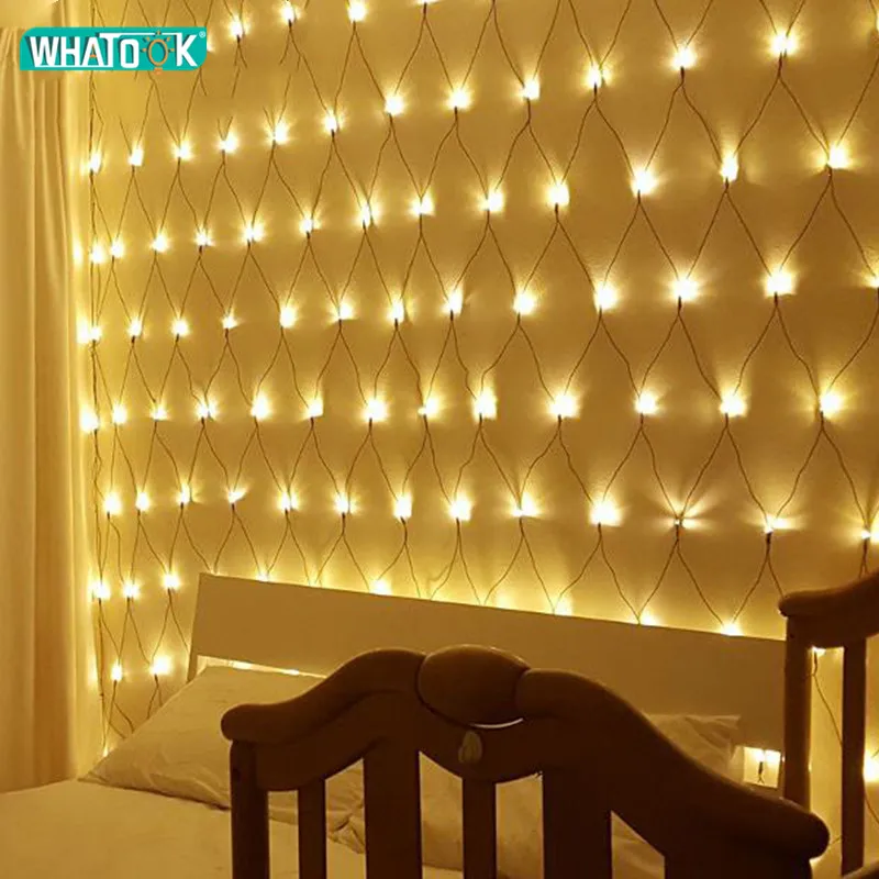СВЕТОДИОДНАЯ Гирлянда в виде сетки 8 м x 10 220 В|fairy lights|led fairy lightsoutdoor lights |