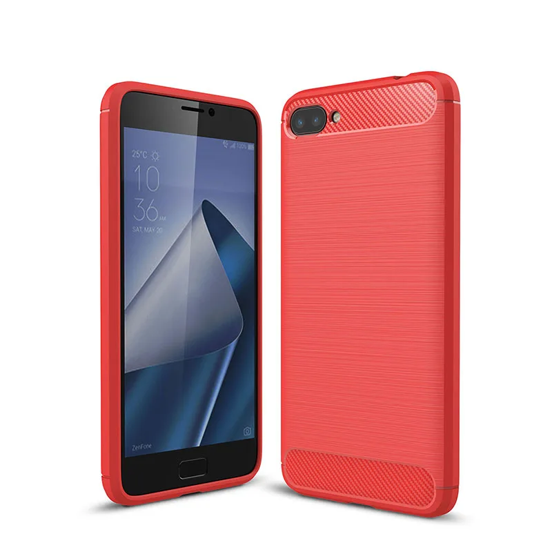 carbon fiber brushed silicone case asus zenfone 4 max (17)