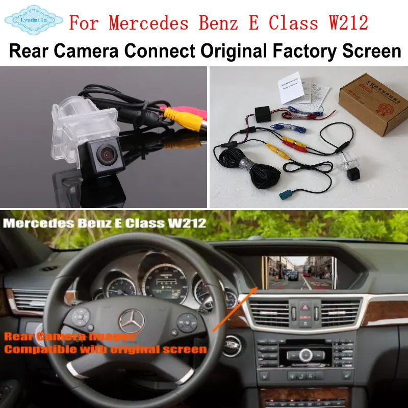 Оригинальная Заводская камера заднего вида для Mercedes Benz E Class W212 2009 ~ 2016|rear camera view|rear