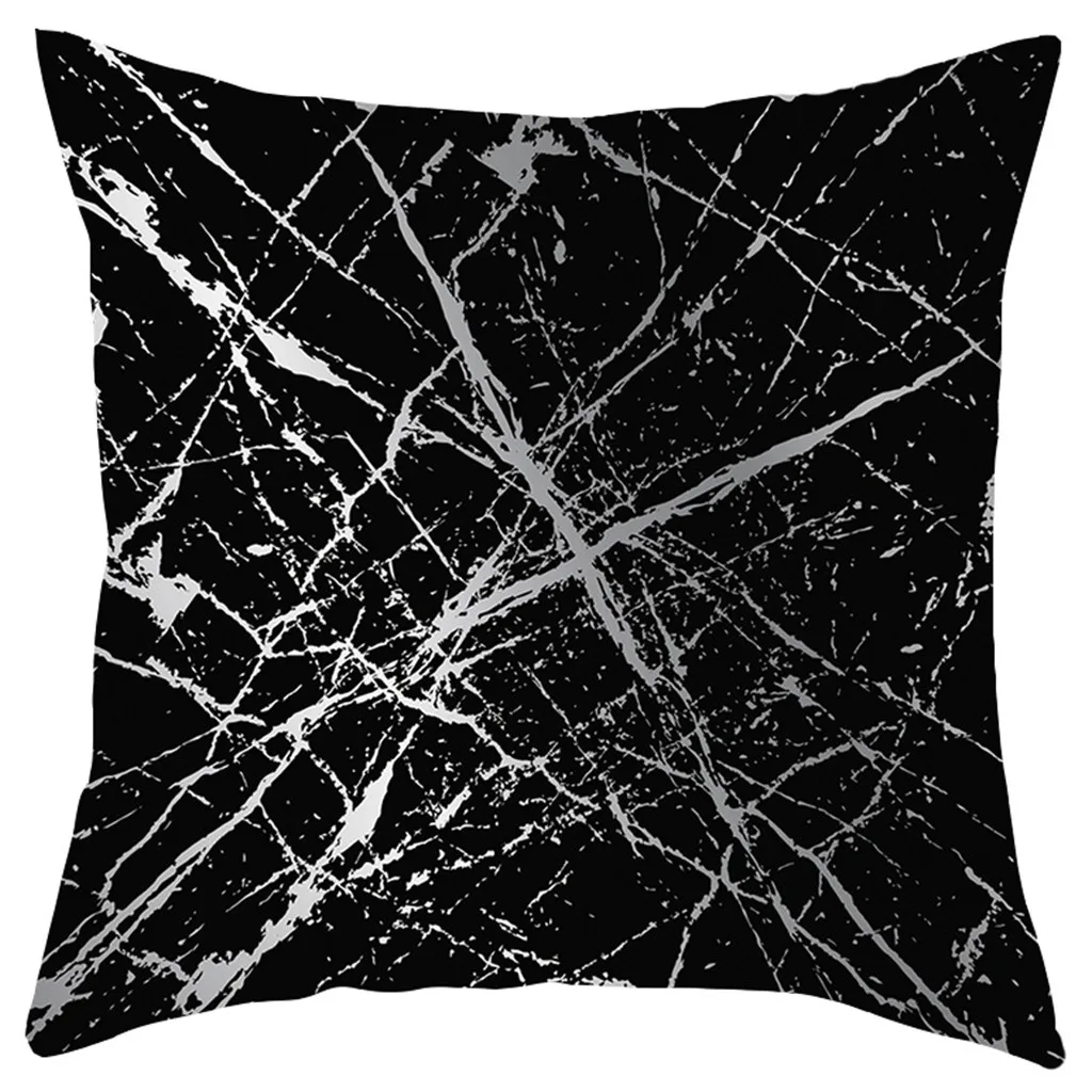 

HSU Decorative cushions for sofa Super Soft Geometric Short Plush Pillowcase Sofa Pad Set Home Decoration cozy coussin decoratif