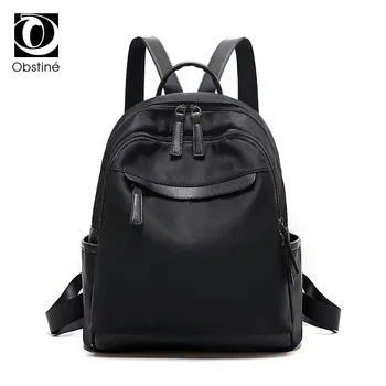 

Fashion Waterproof Backpack Female Backpacks for Girls Teenagers Black Bagpack Women Rucksack for Travel Casual Backbag Black