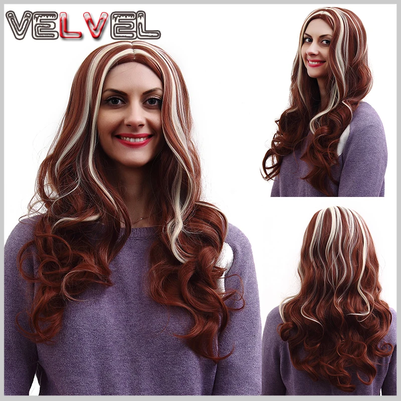 Fashion Synthetic Hair Wigs Long Curly Wig Drag Queen Heat Resistant