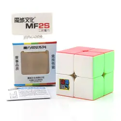 Мою Mofangjiaoshi MF2S 2x2x2 Magic Cube карман Cube Скорость головоломки 50 мм прозрачный пазл Развивающие игрушки для детская Cubo Magico