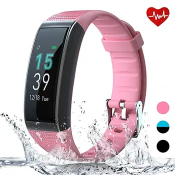 

AKASO Fitness Tracker HR Activity Tracker Watch with GPS Heart Rate Smart Watch wristband Color Screen for Kids Women and Men