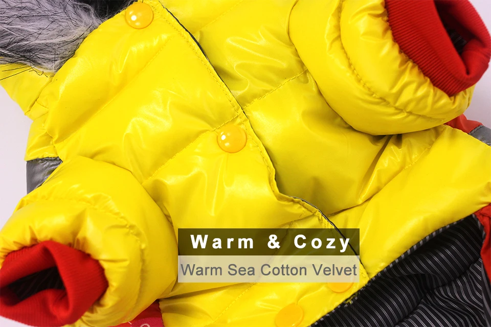adidog New Winter Pet dog Clothes for Small Medium Dog Pet clothing Coat hoodies Waterproof Super Warm Jacket Snow chihuahua for Winter 311