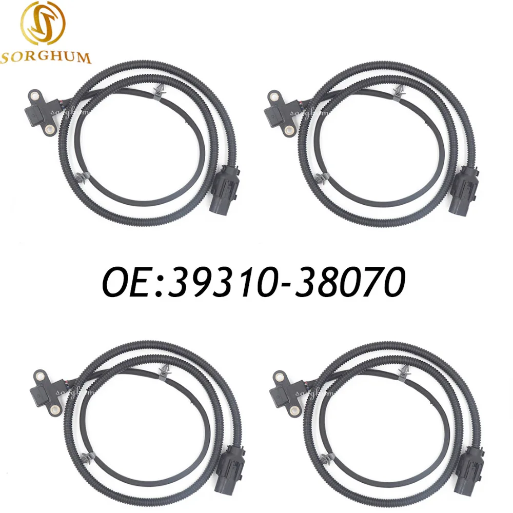 

4PCS 39310-38070 Fits 02-04 Hyundai Santa Fe 2.4L Crankshaft Position Sensor CPS PC536,5S1923