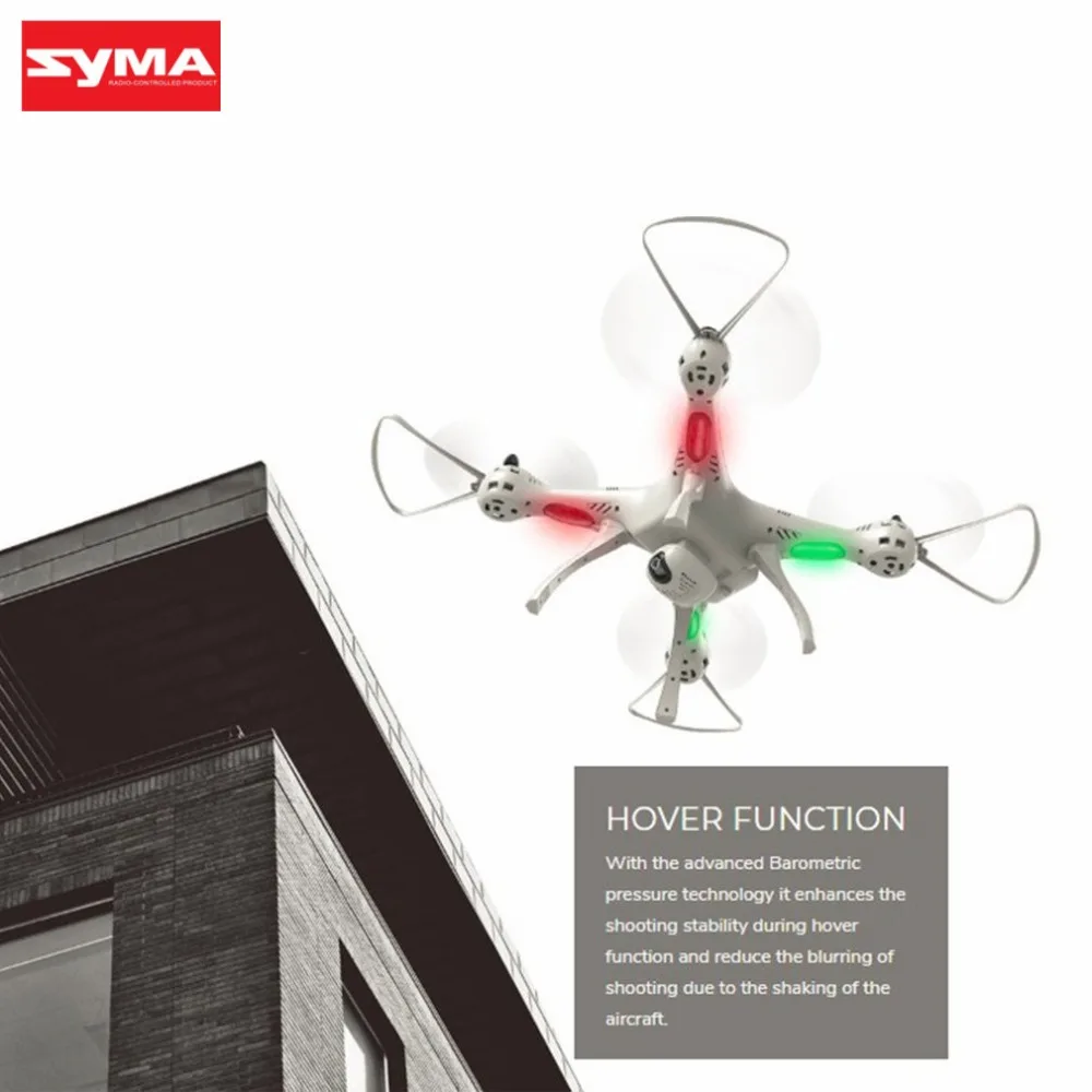 Syma X8PRO 2,4 г gps позиционирования FPV системы Радиоуправляемый Дрон Quadcopter с 720 P HD Wifi регулируемая камера в режиме реального времени высота