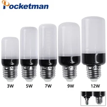 LED Corn E27 E14 5736 SMD 12W 9W 7W 5W 4W 20 30 46 81 100 LEDs 220V LED Bulb Lamp Spotlight No Flicker Smart IC Lampada Bomblias