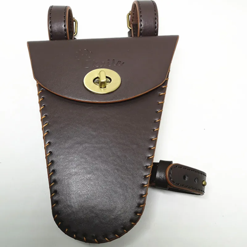 Excellent G05 Cycling tool bags Retro bicycle with beam triangle bag kit beam bag bag leather nostalgic classic style 30