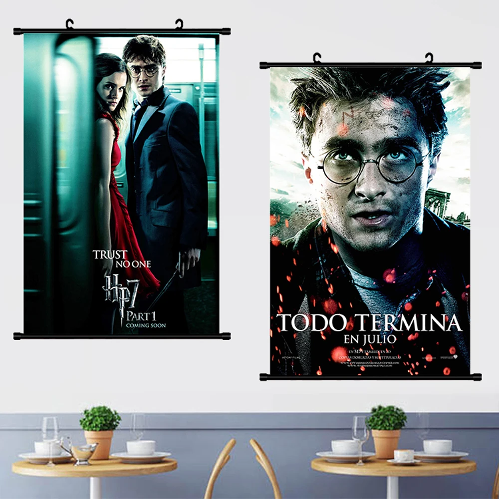 

Harry Potter Poster and print Painting paper Wall art painting movie Posters home decor wall sticker Scroll Painting