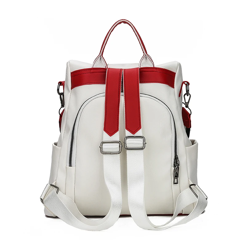 Роскошный дизайнерский женский рюкзак высокого качества, Водонепроницаемый Школьный рюкзак из искусственной кожи, Модный повседневный рюкзак с защитой от кражи