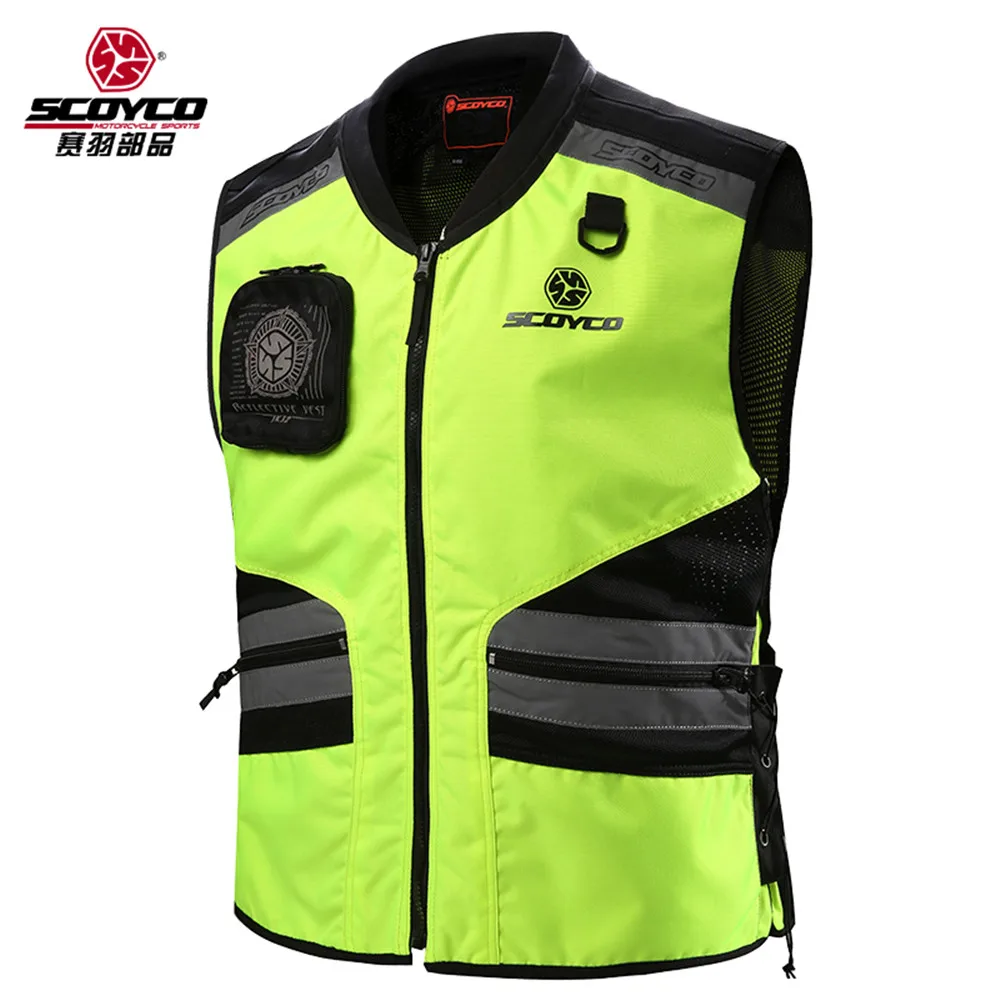High Visibility Reflective Vest Jacket Fluorescent Safety Clothing For