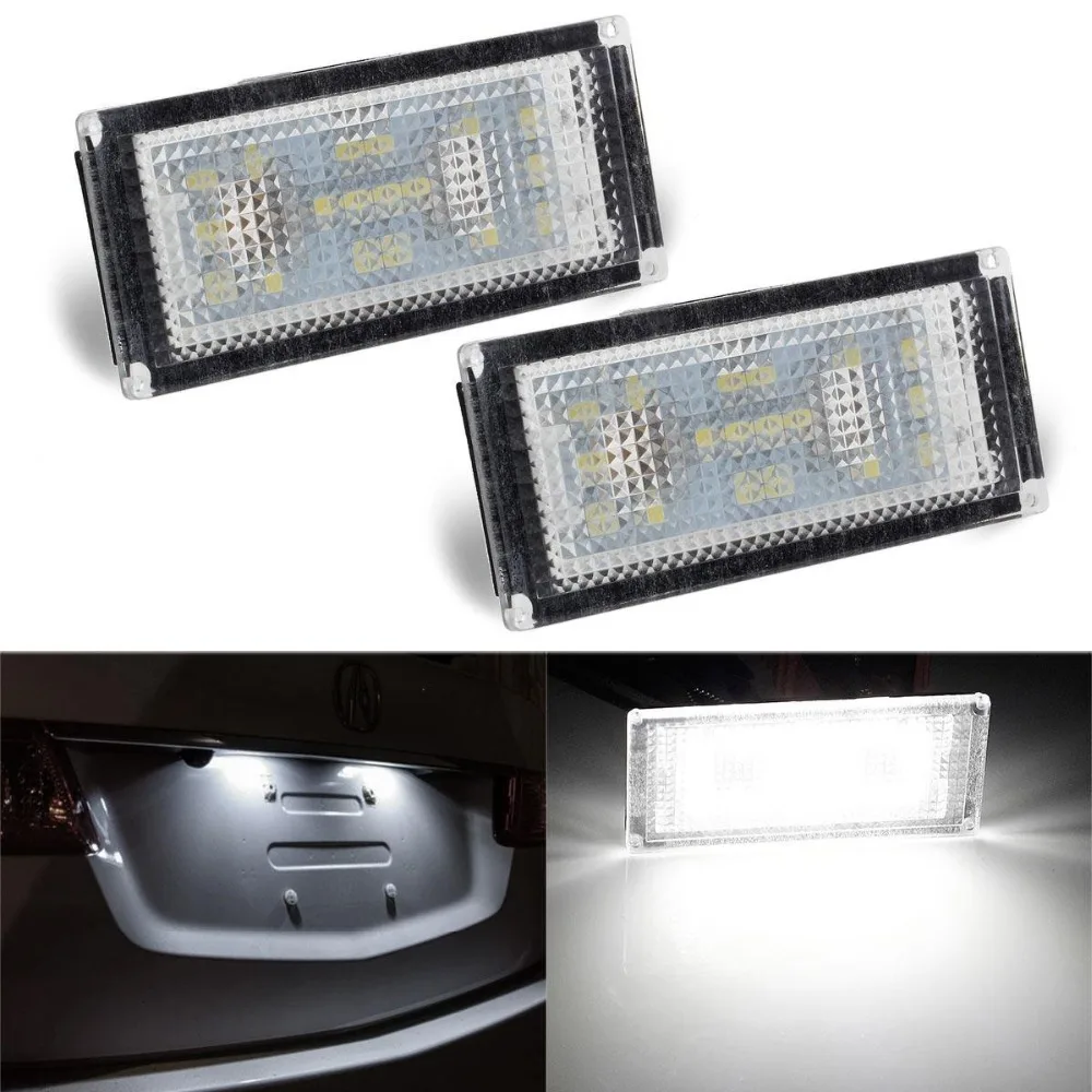 

2pcs No Error LED License plate Light Kit for BMW E66 4Door 06-08 7 Series M facelifted only