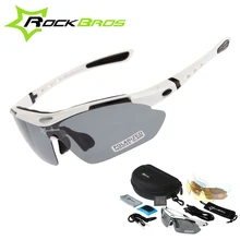 Hot! RockBros Polarized Cycling Sun Glasses Outdoor Sports Bicycle clismo Road Bike MTB Sunglasses TR90 Goggles Eyewear 5 Lens