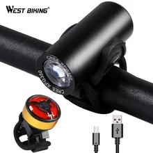 WEST BIKING, супер светильник, передний велосипедный светильник, USB Перезаряжаемый велосипедный задний светильник, дорожный MTB головной светильник, безопасный ночной Светильник для бега
